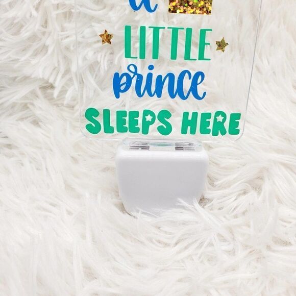 Prince OR Princess Night Light, Nursery Night Light - Picture 8 of 12